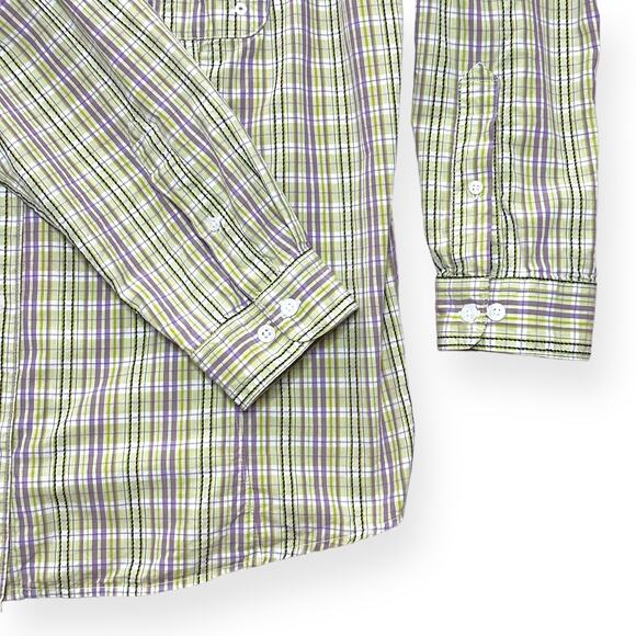 COLUMBIA Super Bonehead Roll Tab Sleeve Shirt Omni Shade Back Vent Plaid XL - Picture 10 of 13